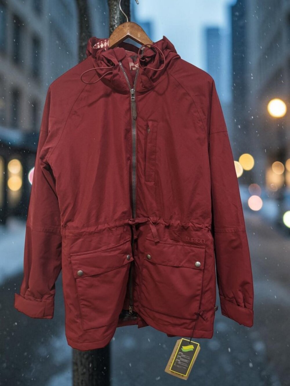 Burton Women's Prowess Dryride Jacket Color Maroon Medium Size M NEW WITH TAGS!!